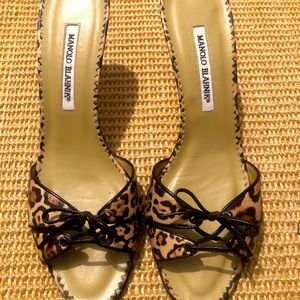 Leopard Print Mules